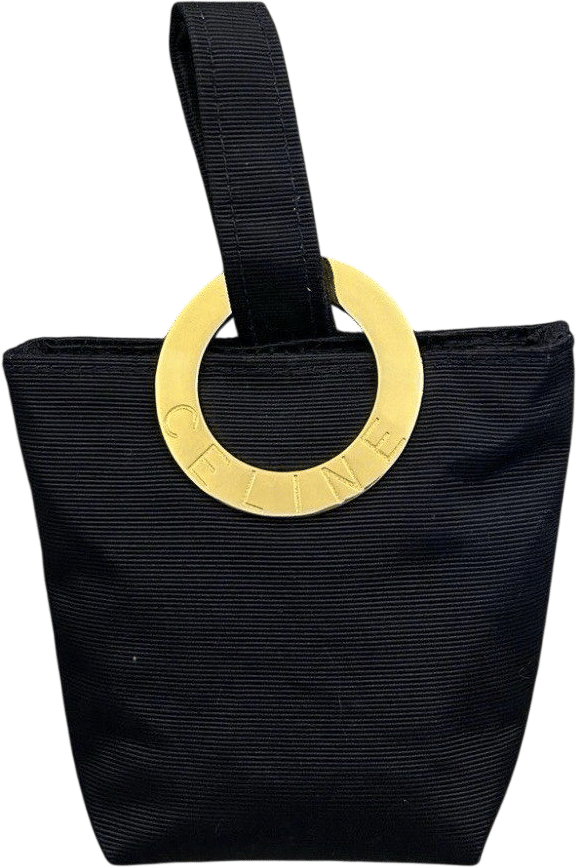 Vintage Celine Circle Handle Handbag