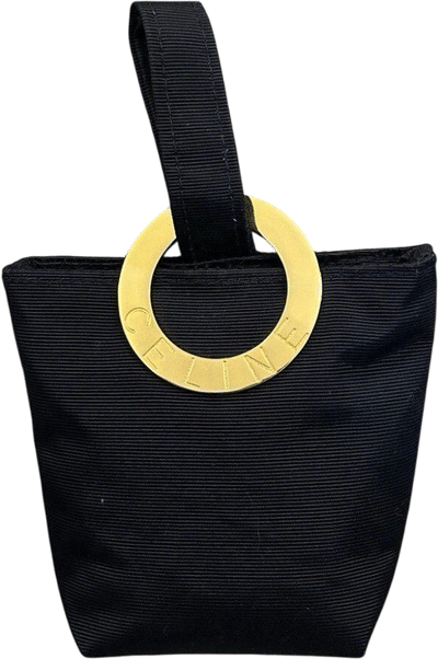 Vintage Celine Circle Handle Handbag