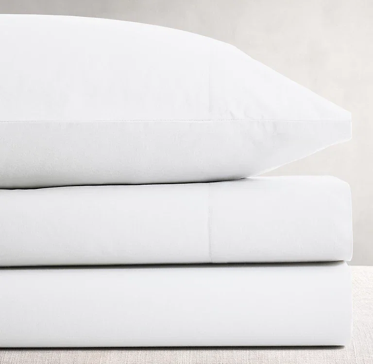 RH vintage percale sheets