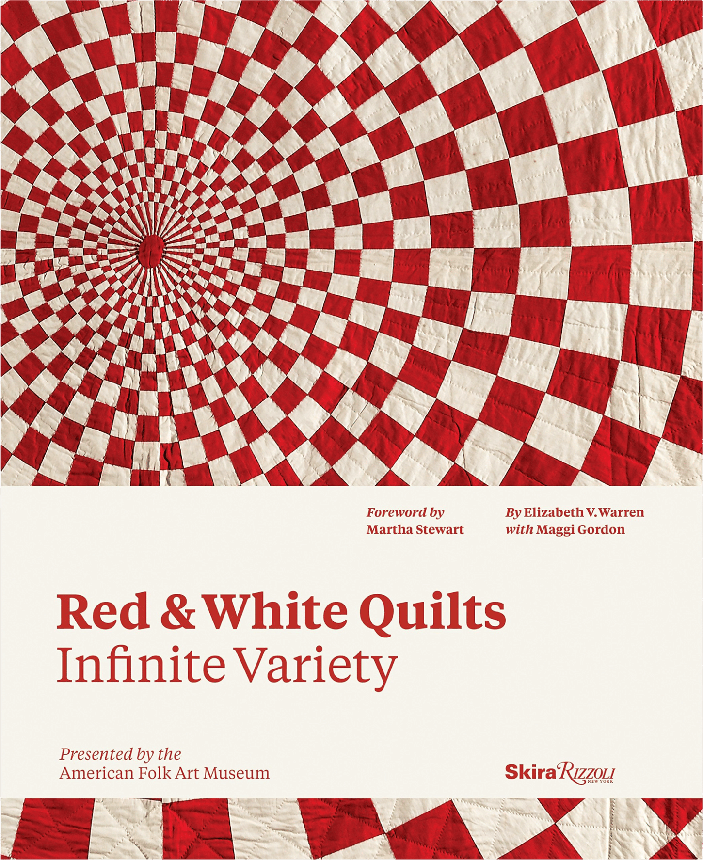 A book of red quilts