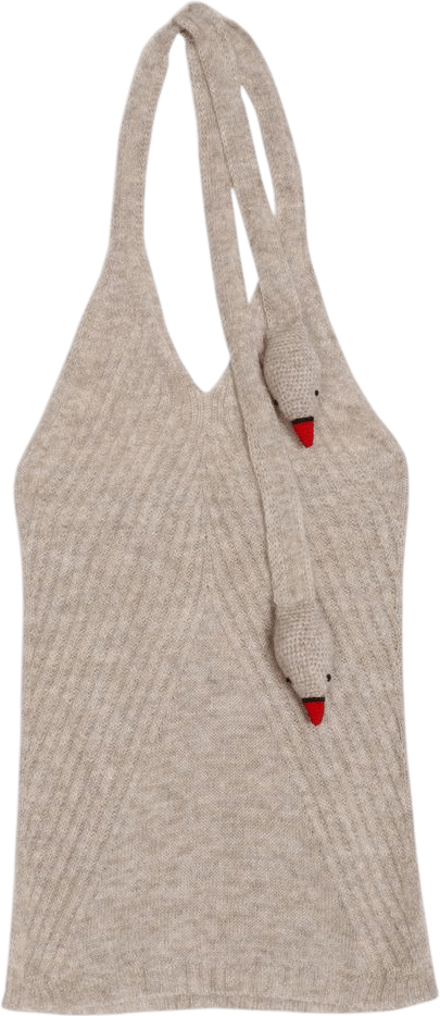 Oatmeal Swan Halter