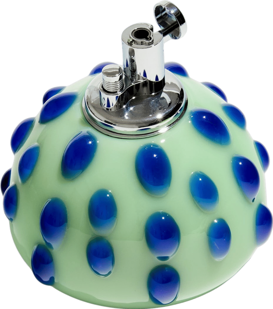 Bumpy Glass Tabletop Lighter