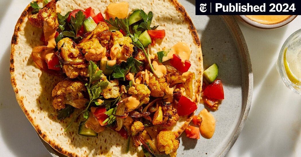 NYT Cauliflower shawarma