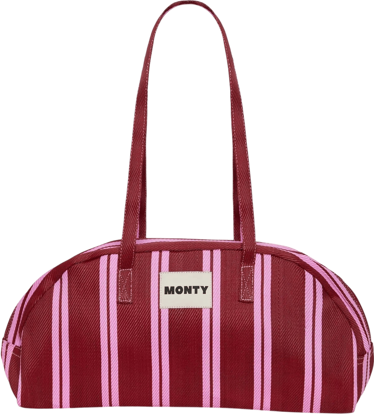 MONTY Arc Recycled Nylon Bag - Ultra Pink & Malbec