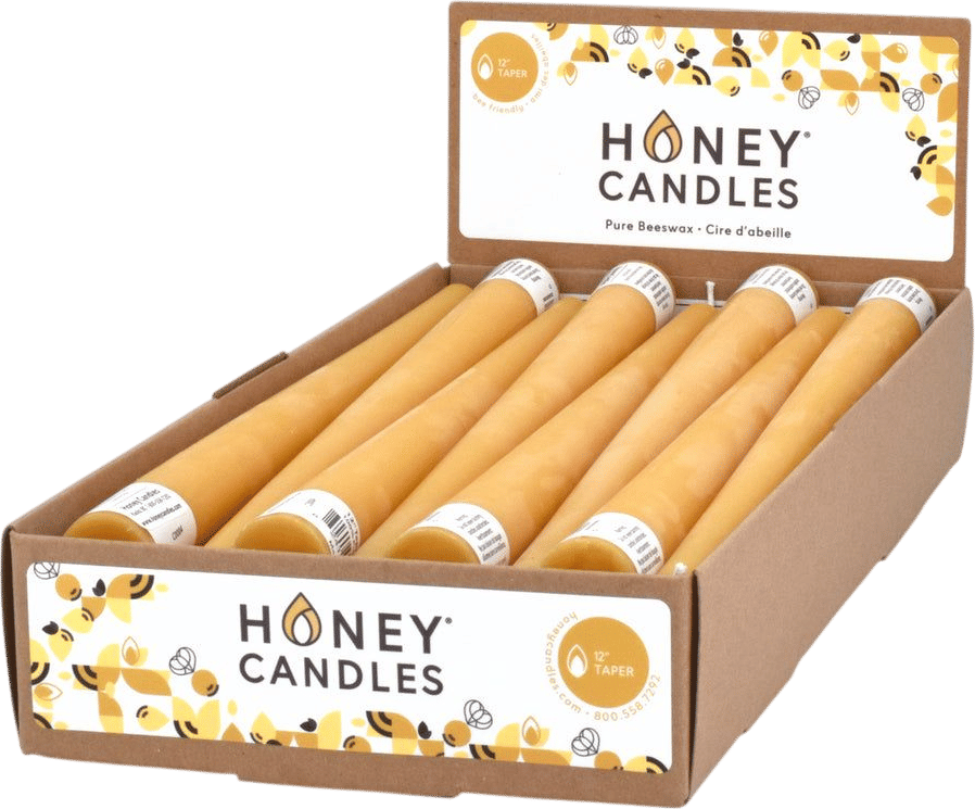 Beeswax Taper Candles