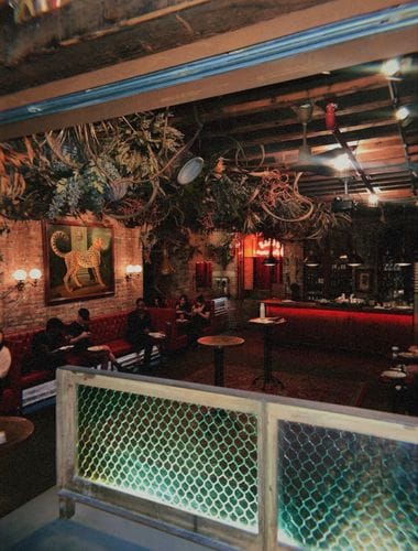 a moody speakeasy