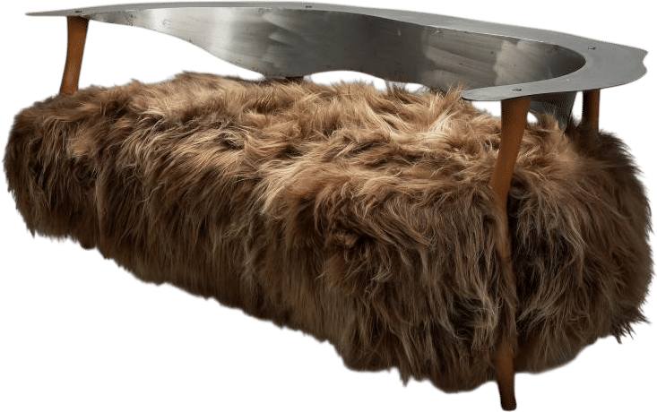 Kurt Beier "Fantasy" Sofa in Longhair, Germany 1980s