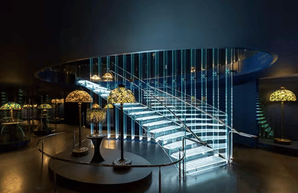 Gallery of Tiffany Lamps at New-York Historical Society