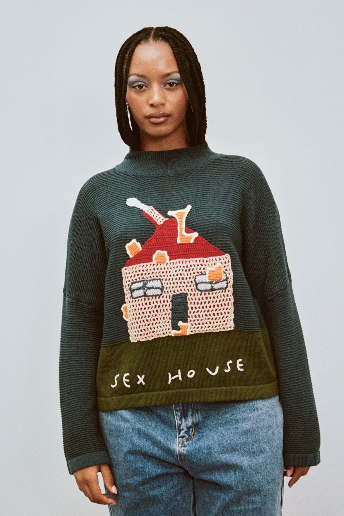 Sex House on Fire Cotton Sweater