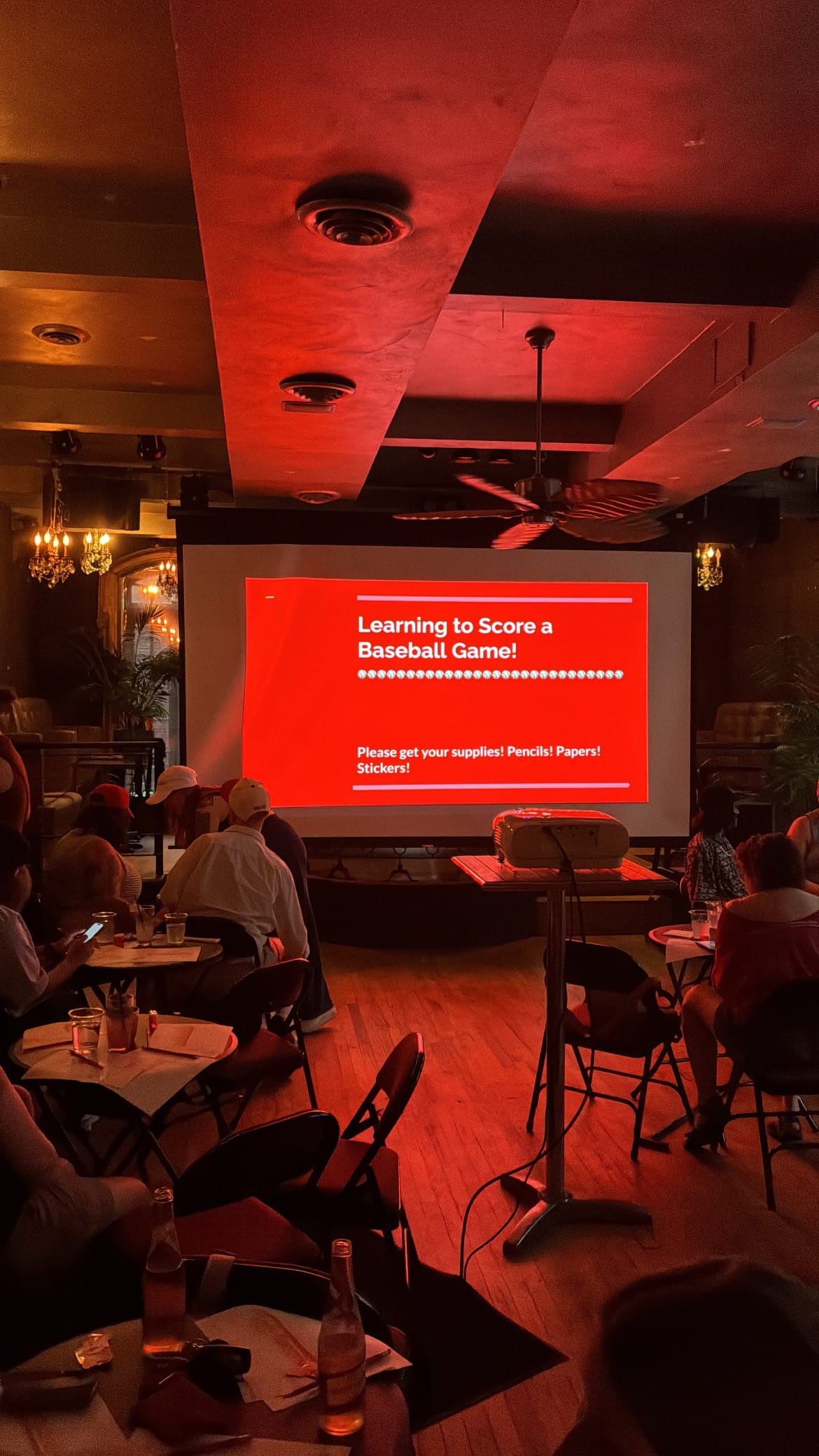 Teaching a free class on something you love