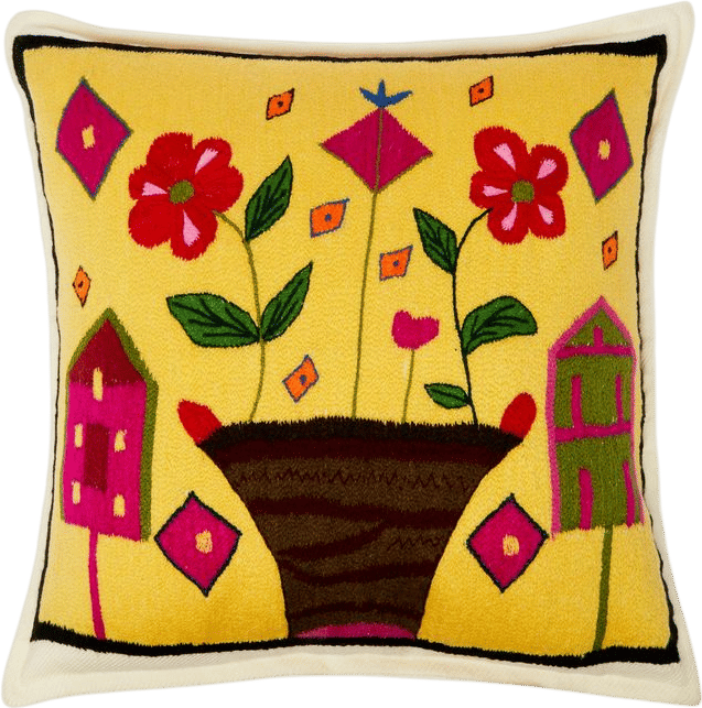 Basket Cashmere Cushion (20in/51cm)