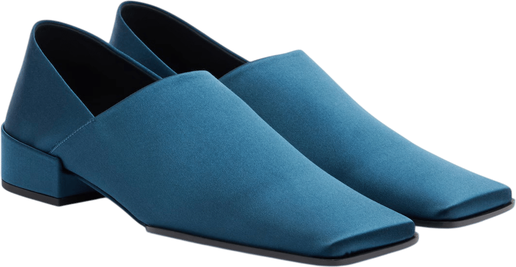 ALAÏA Satin Slip-ons