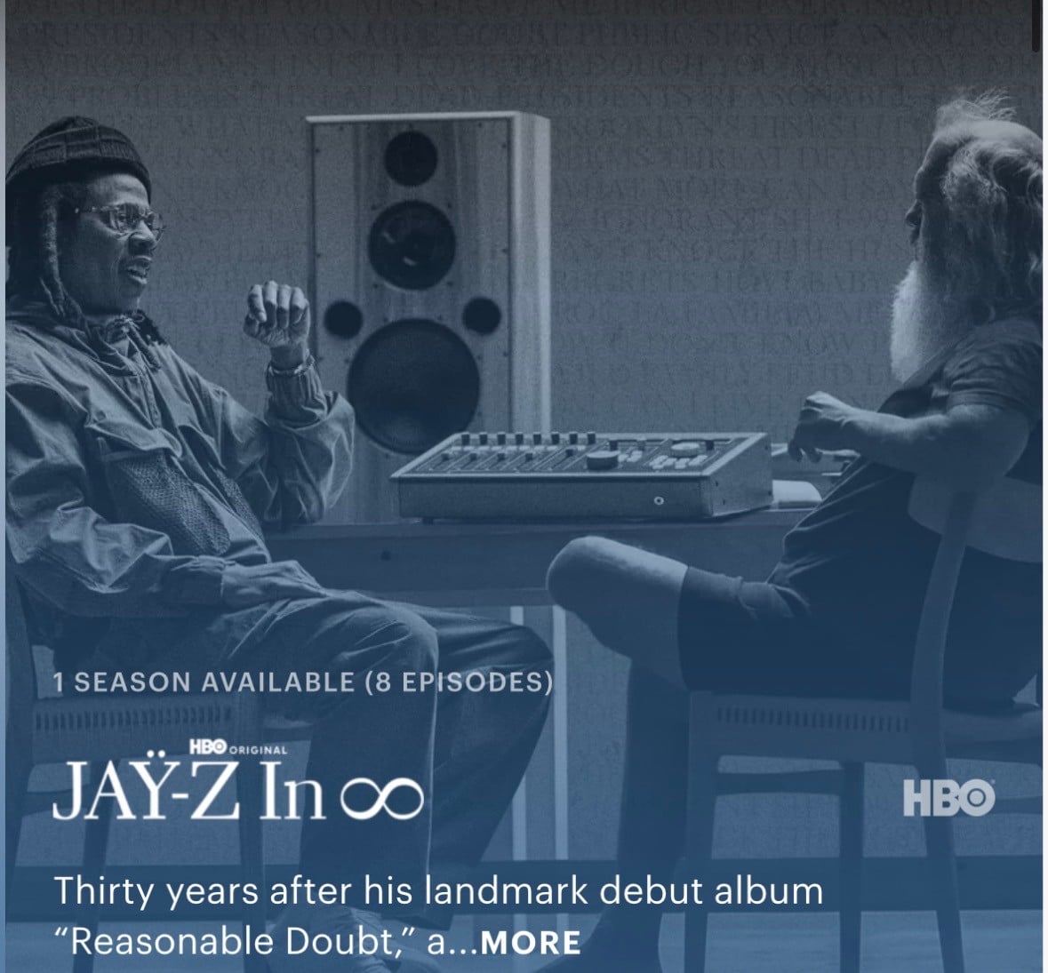 Jay Z in 8, directed by Rick Rubin