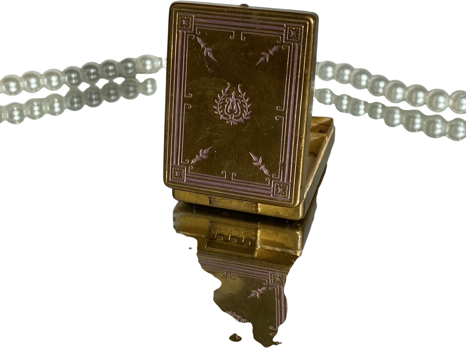 Antique Melba Mini Compact