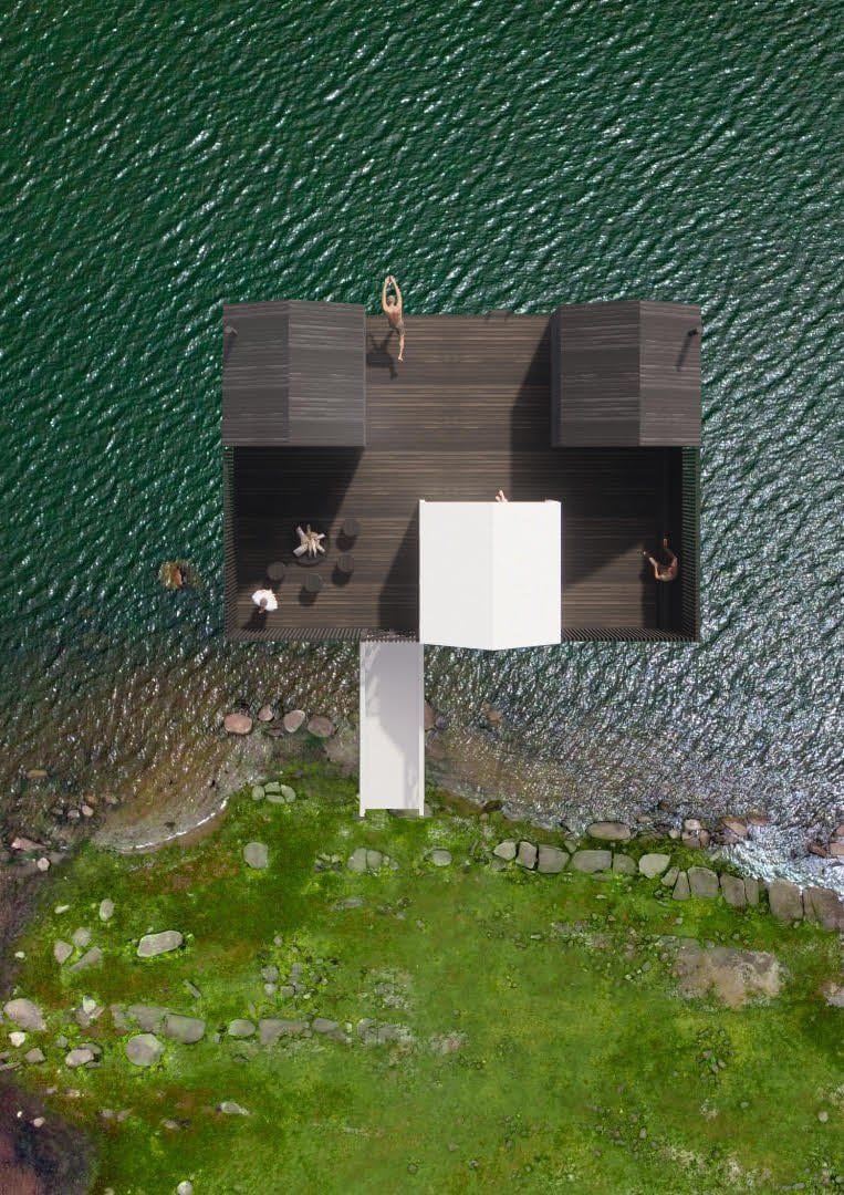 Floating Sauna Lake Derby