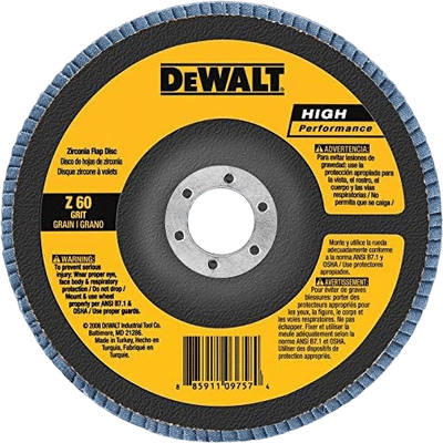 DEWALT DW8362 5-Inch 60-Grit Type 27 Flap Disc