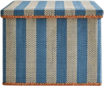 KIDS' FOLDABLE STRIPED BASKET