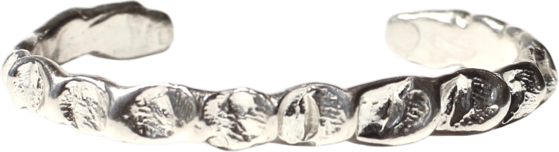 Studded Cuff in Silver