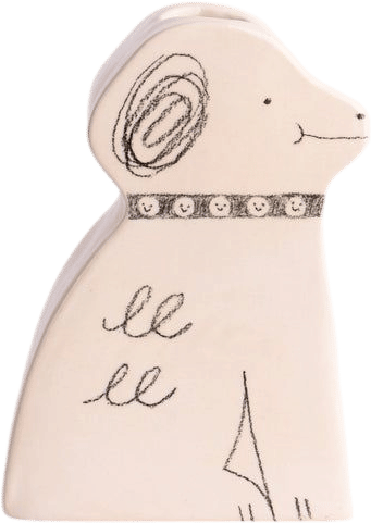 Milo Hachim Puppy Vase