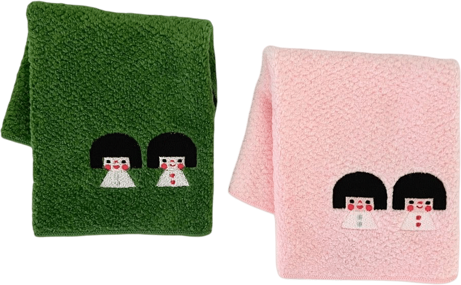 Chirri and Chirra Washcloths · Multiple Colors