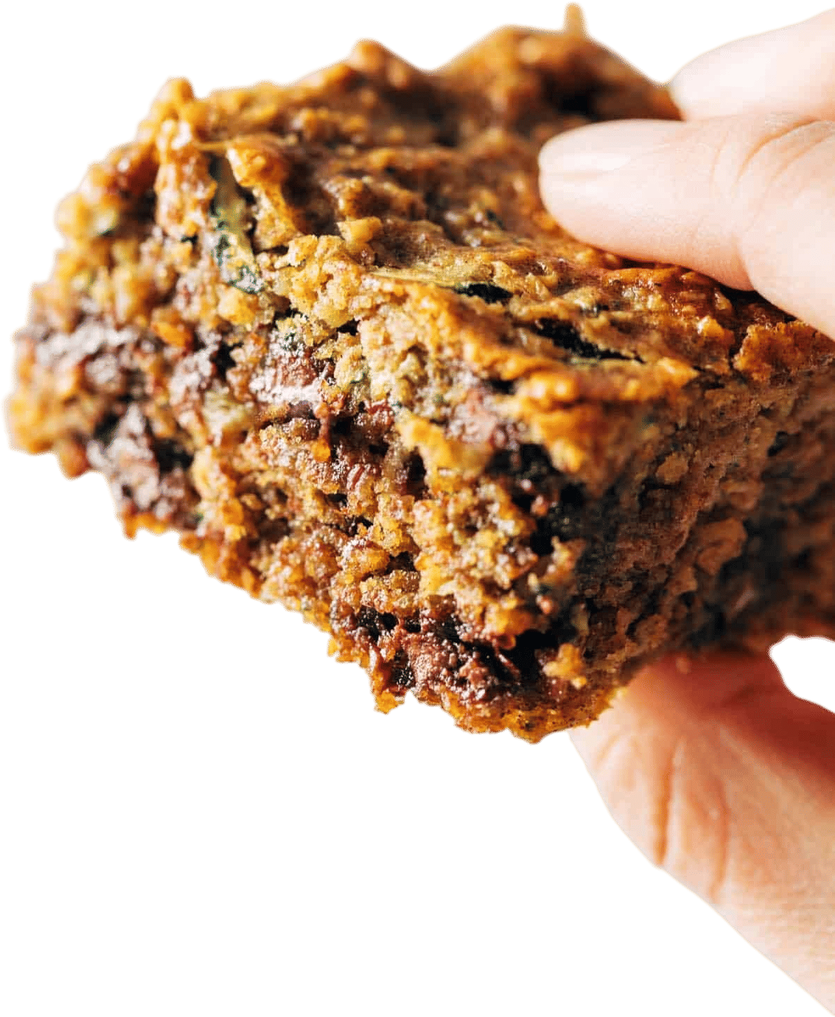 almond butter chocolate chip zucchini bars