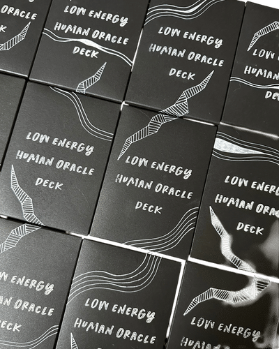 The Low Energy Human Oracle Deck