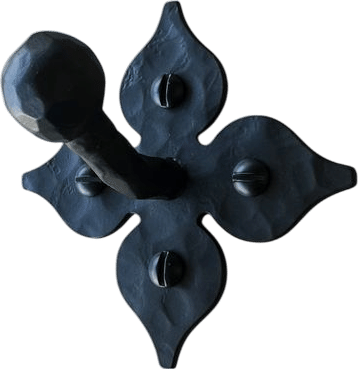 Rustic Spanish Spade Wrought Iron Ball Hook BHH44