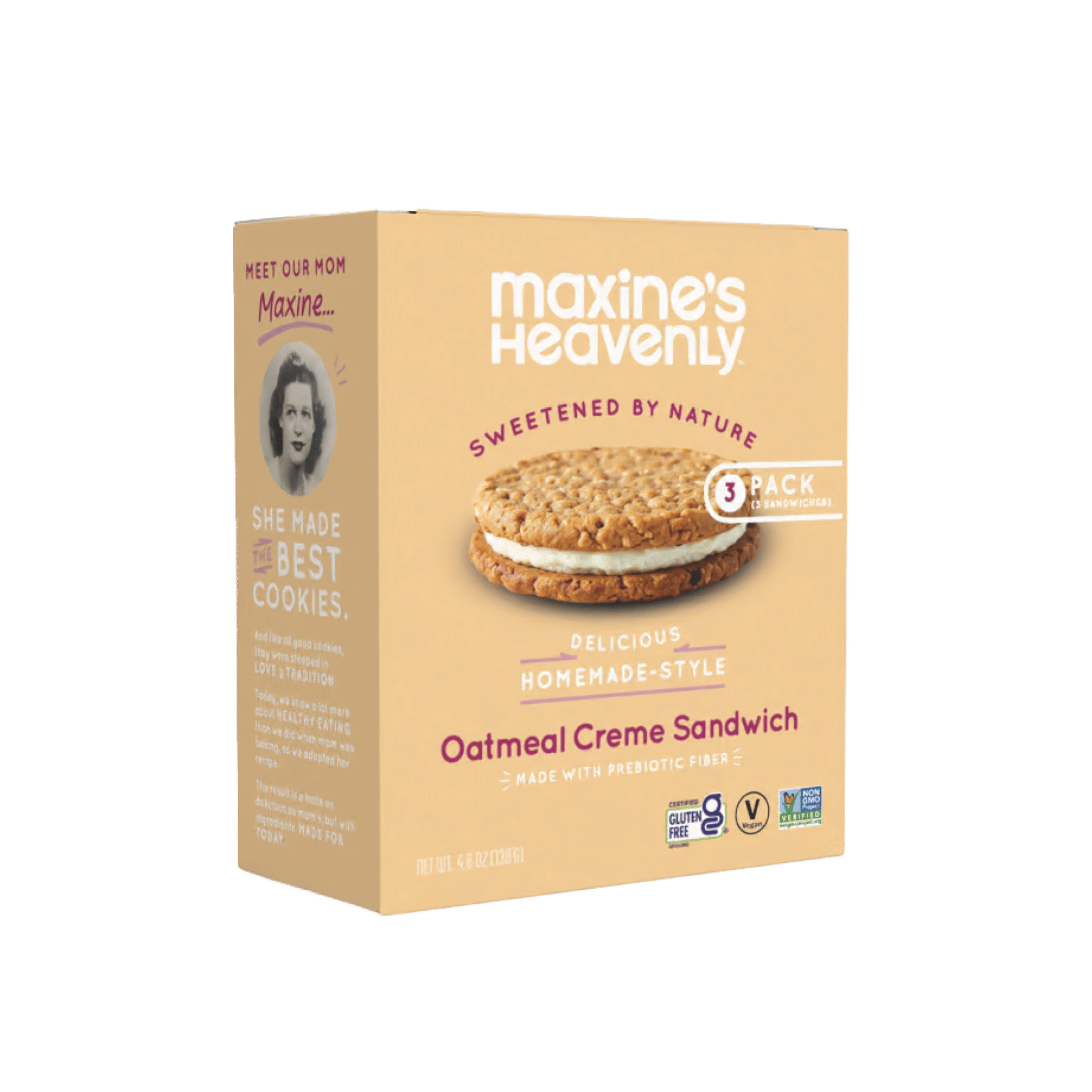 maxine’s heavenly oatmeal crème sandwich