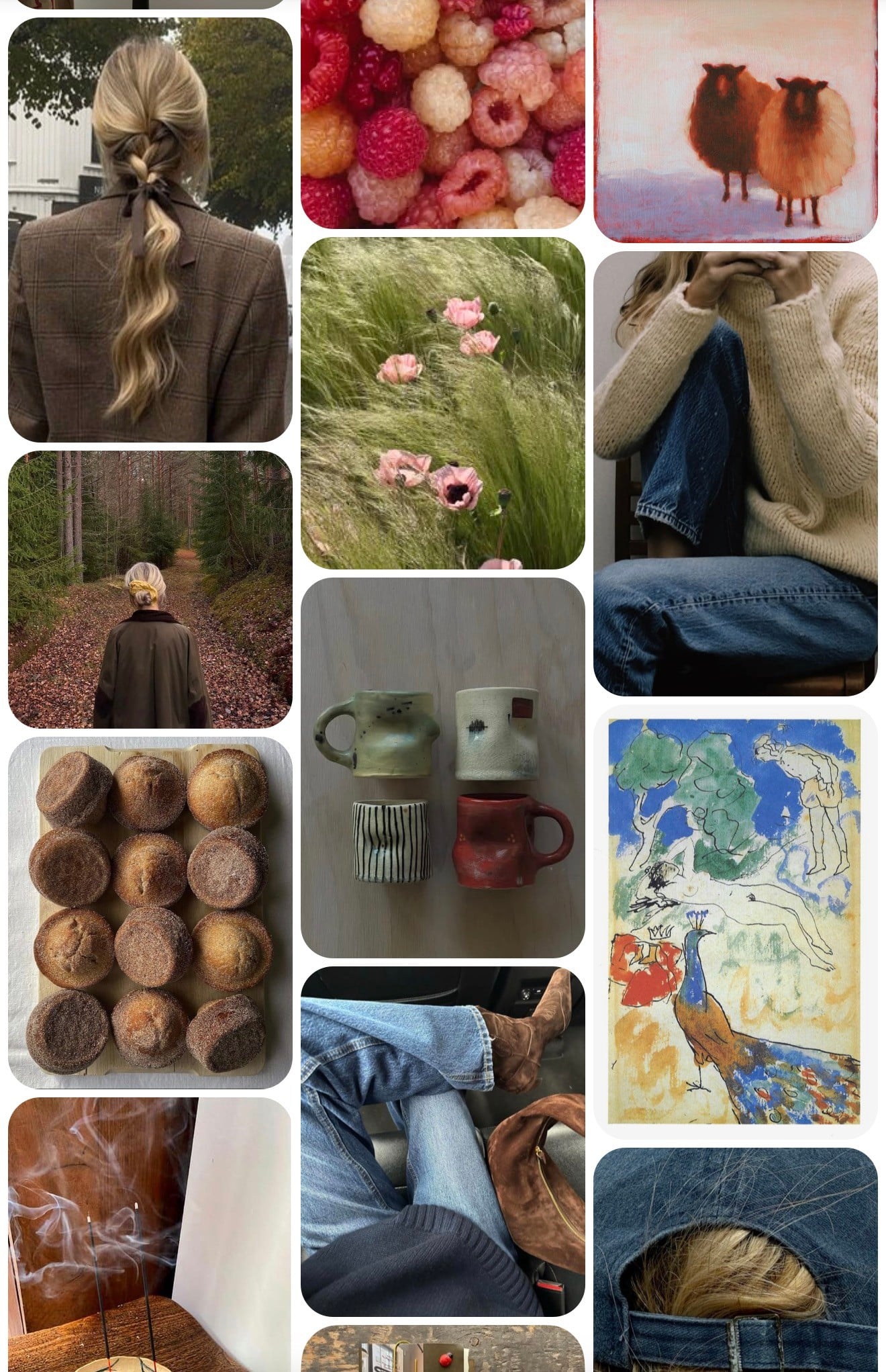making a Pinterest board for autumn