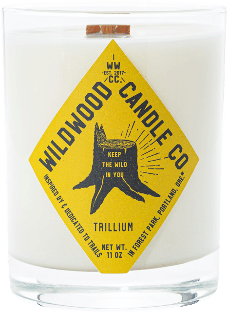 Trillium Candle - Lily of the Valley, Petrichor