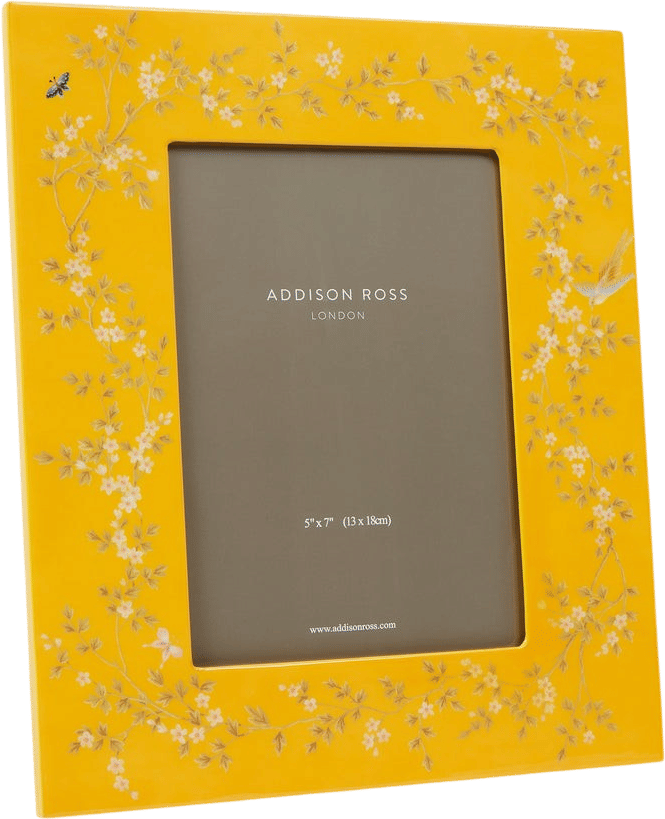 Yellow Chinoiserie Frame