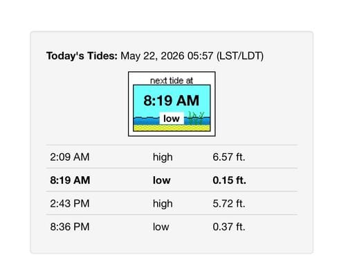 Fernandina Beach, FL Tide Predictions