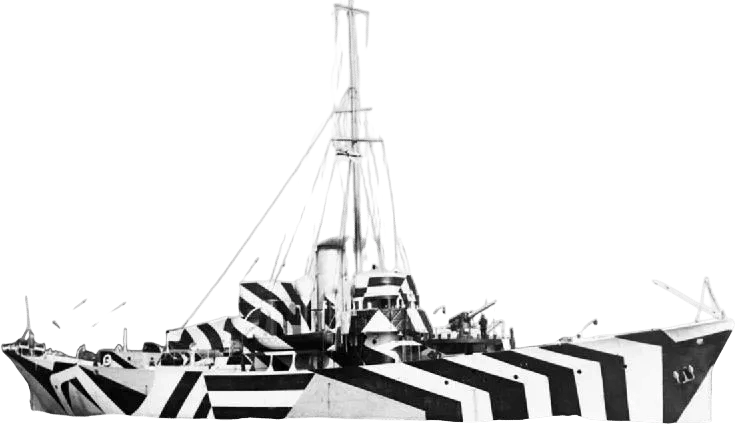 Camouflage by Misdirection: Dazzle Ships & Planes