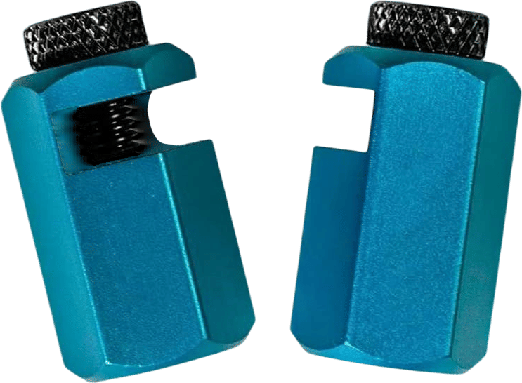 Stair Gauges for Framing Square, Rafter Gauge Square Frame Layout, Non-Slip Adjustable Speed Square Jigs Stair Layout Gauges Tool, 2 Packs