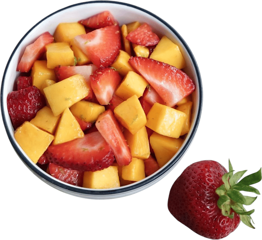 Strawberries & mango
