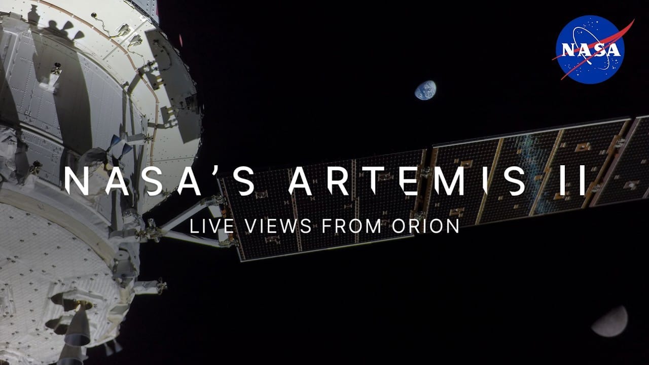 Artemis II Live Views from Orion