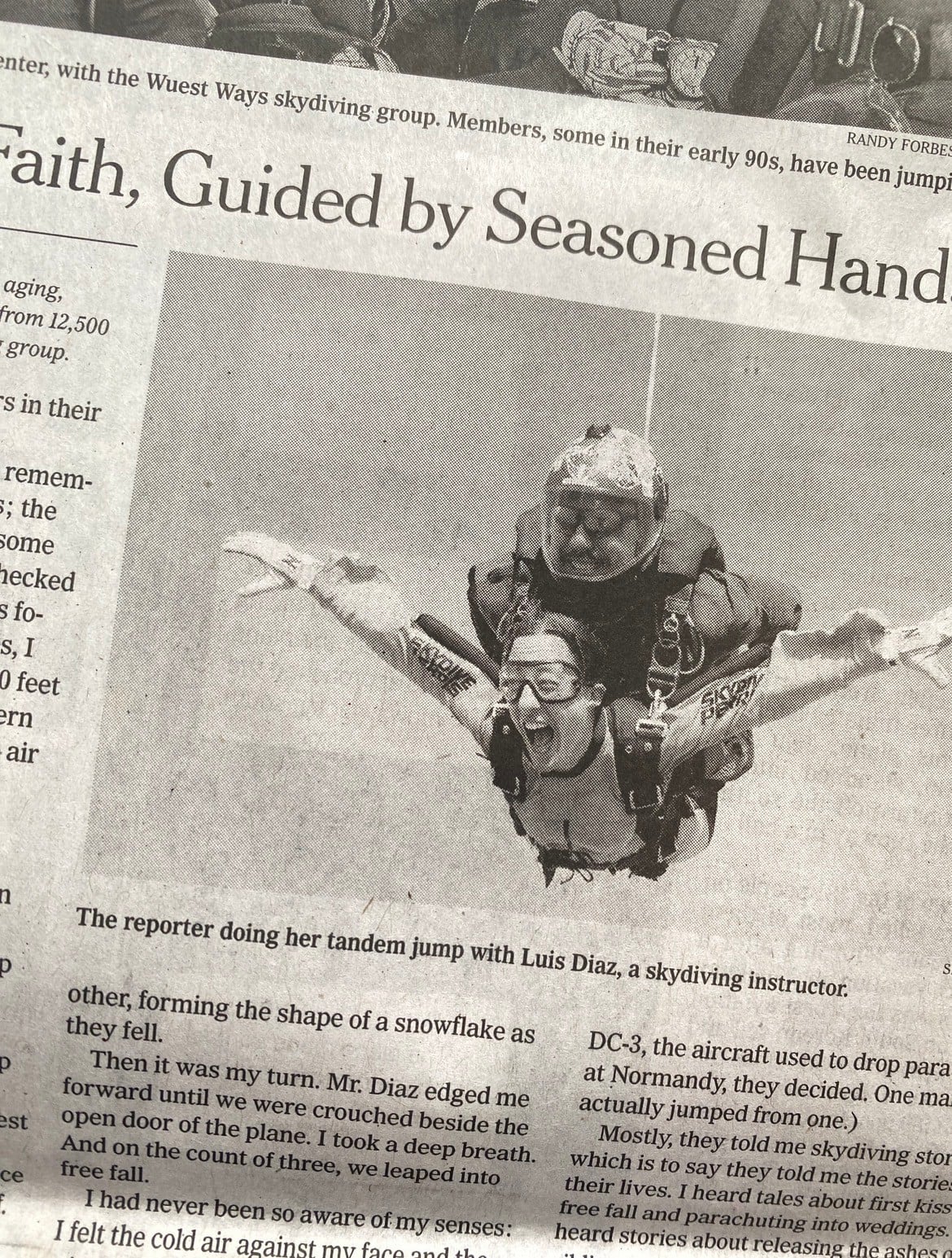 jump out of a plane with octogenarians