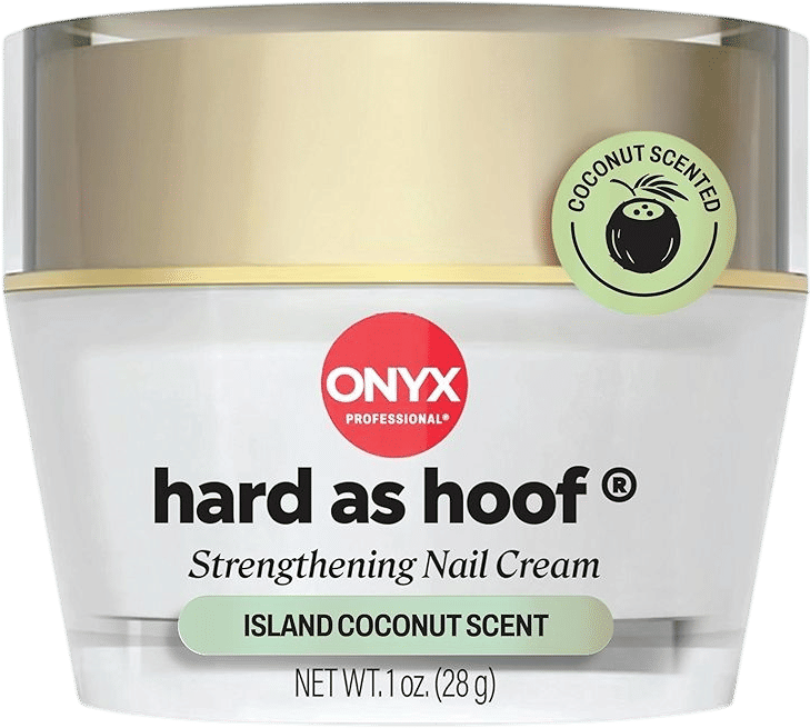 Onyx Professional Hard as Hoof Nail Strengthening Cream, Island Coconut Scent
