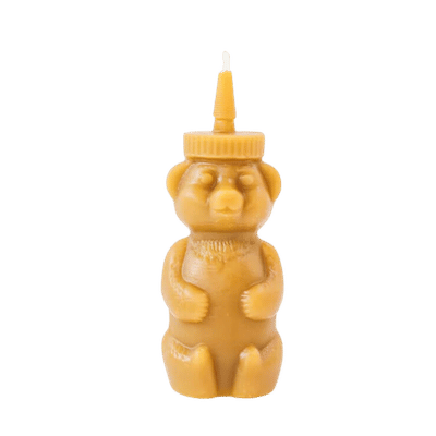 Honey Bear 100% Beeswax Candle