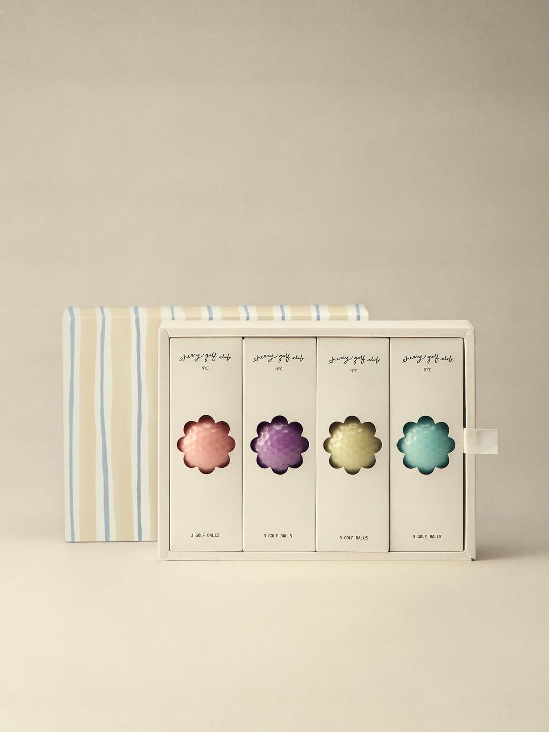 Cherry Golf Club Summer Pastels Golf Ball Box Set