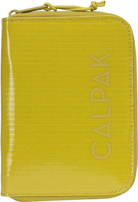 Calpak Terra Zip Passport Wallet in Wasabi