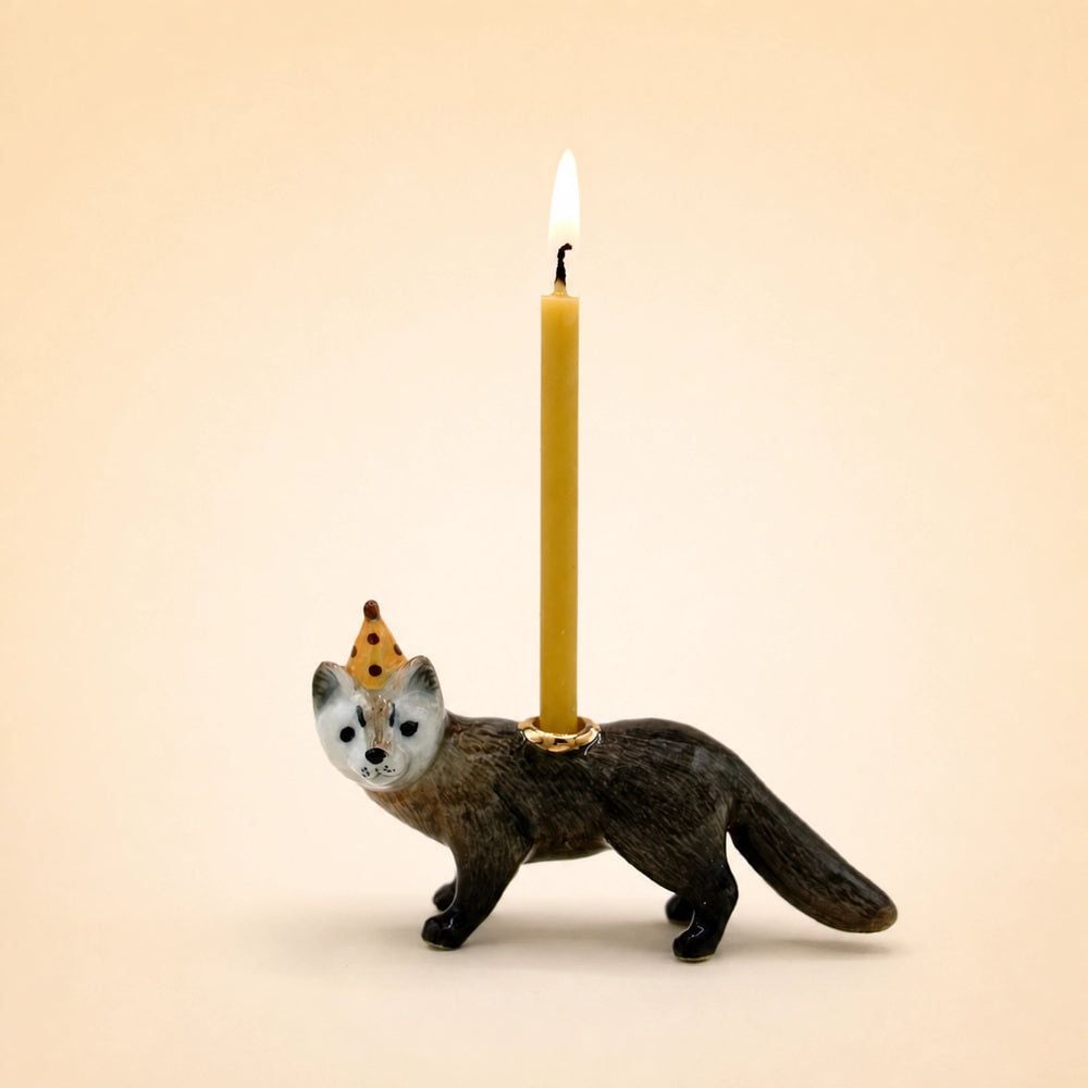 Camp Hollow Ceramic Candleholders