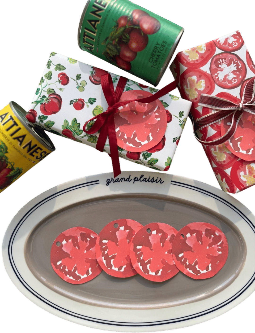 Tomato Slice Gift Tags