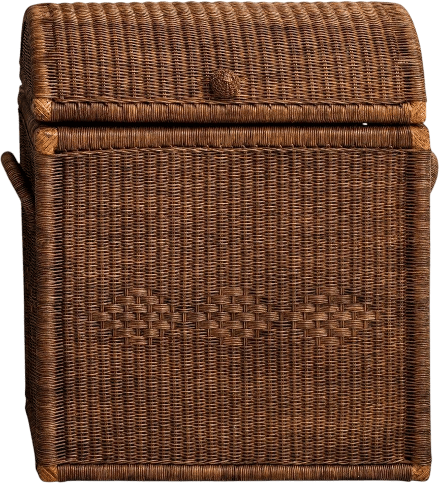 Handwoven Rattan Laundry Basket