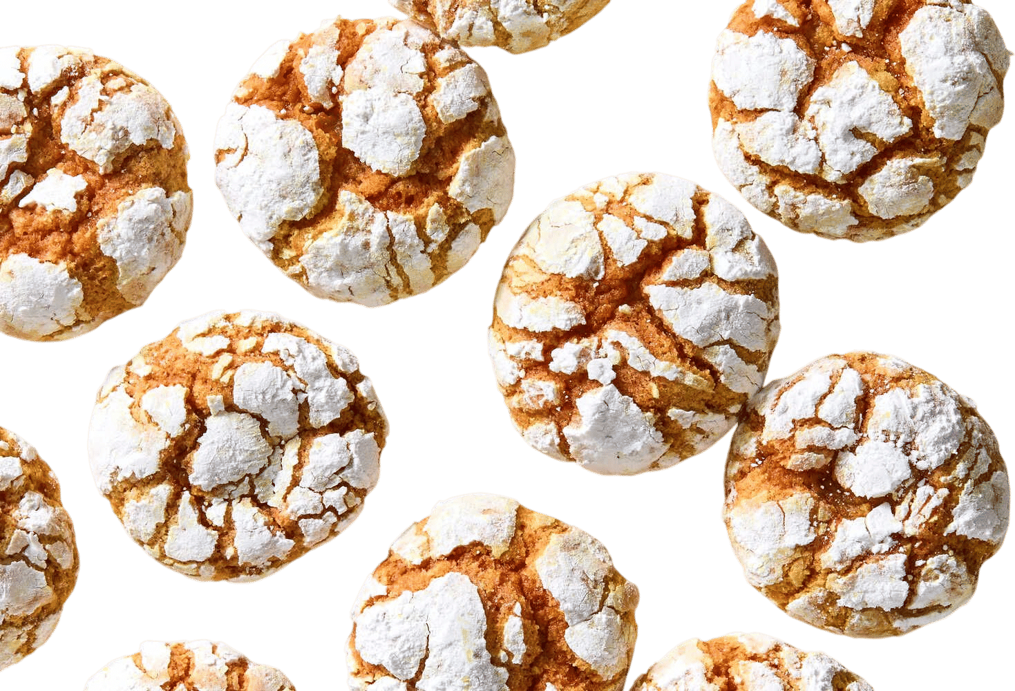 Lemon-Turmeric Crinkle Cookies