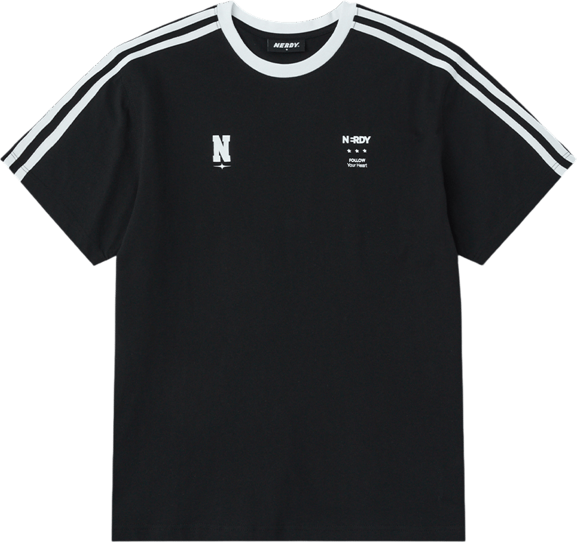 NERDY Sporty NY Short Sleeve T-Shirt Black