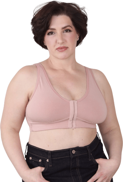 Rora Pocketed Front Closure Bra