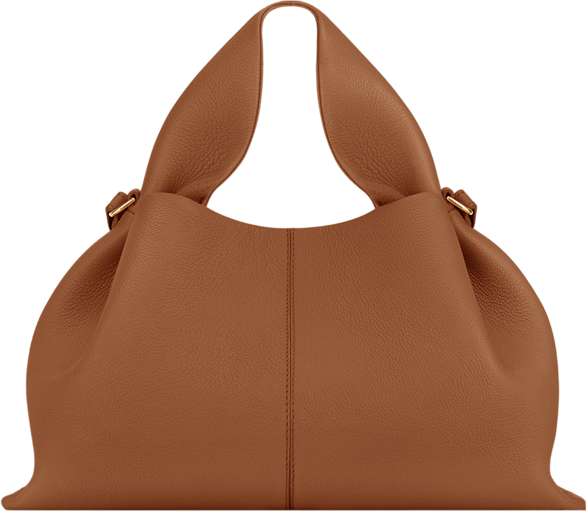 Polène Numéro Neuf Textured Camel Bag