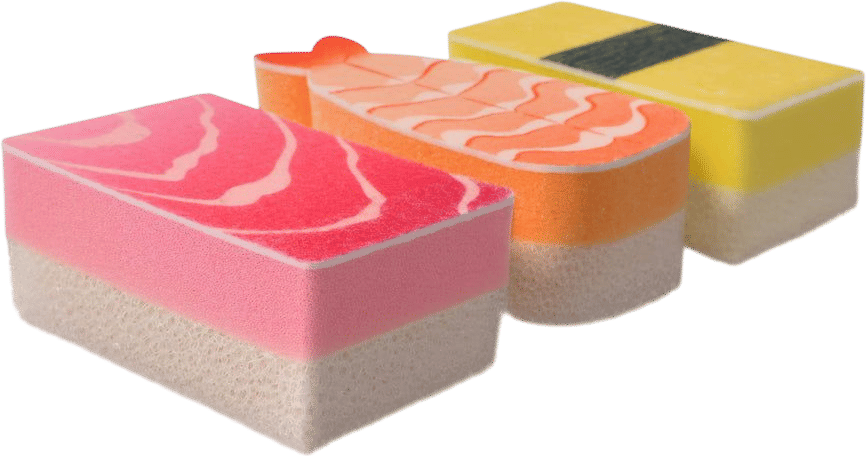 Genuine Fred Washabi Sushi Sponges