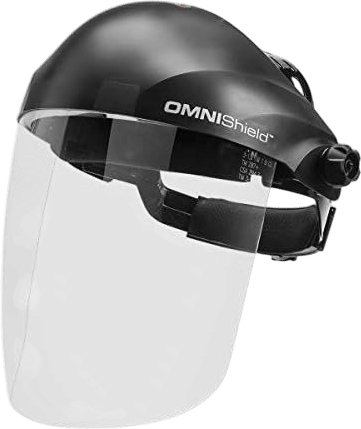 Lincoln Electric OMNIShield Professional Face Shield - High Density Clear Lens - Premium Headgear - K3750-1